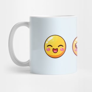 Happy Smiley Faces Pack Mug